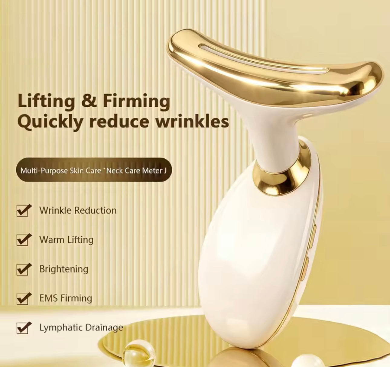 Face Neck Massager Household And Firming Facial Electric Introduction Lifting And Firming Beauty Massage Face care Care Tools.